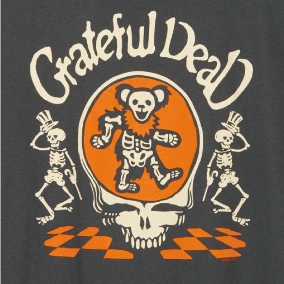 Grateful Dead Men’s Short Sleeve T-Shirt, Charcoal Gray - NWT *FREE SHIPPING* - Picture 2 of 8
